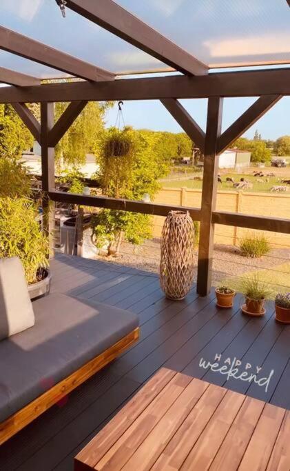 Pool, Sauna Und Blick Ins Gruene Wittenberg Exterior foto