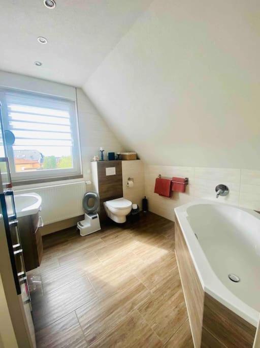 Pool, Sauna Und Blick Ins Gruene Wittenberg Exterior foto