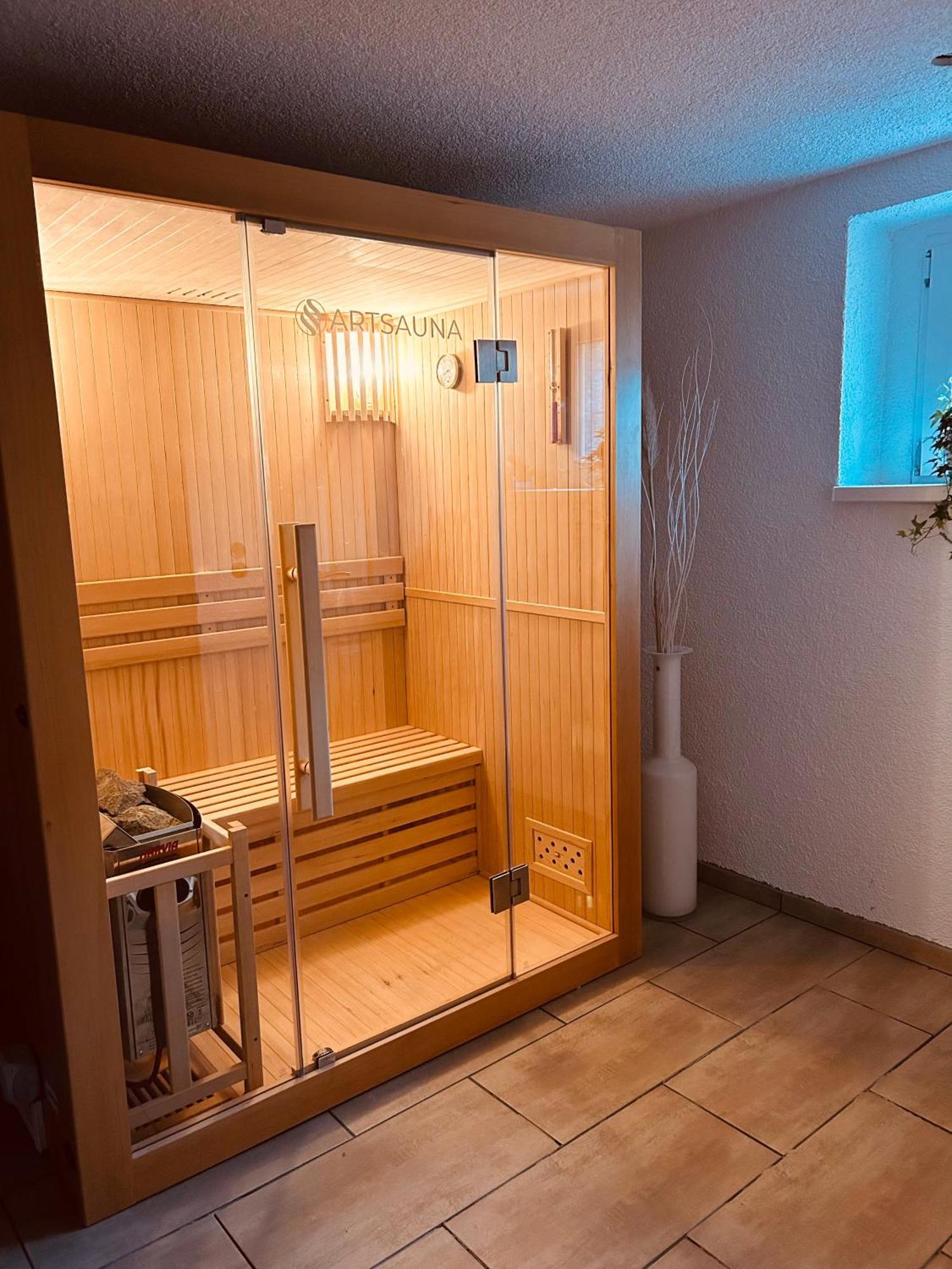Pool, Sauna Und Blick Ins Gruene Wittenberg Exterior foto
